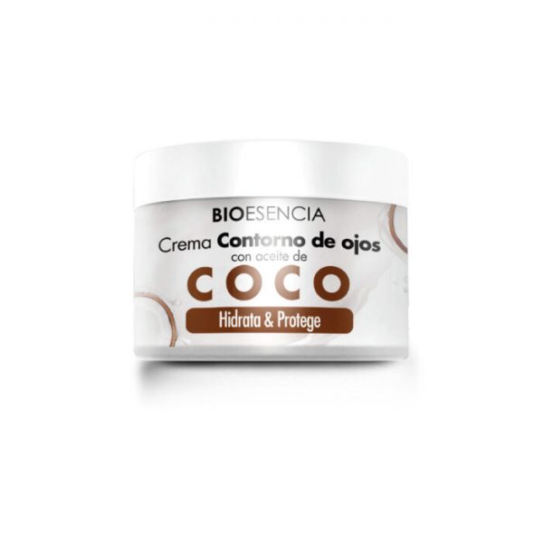 Crema para contorno de ojos con aceite de coco