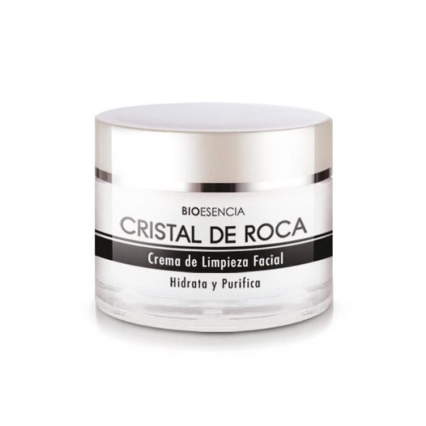 Crema de limpieza facial Cristal de roca