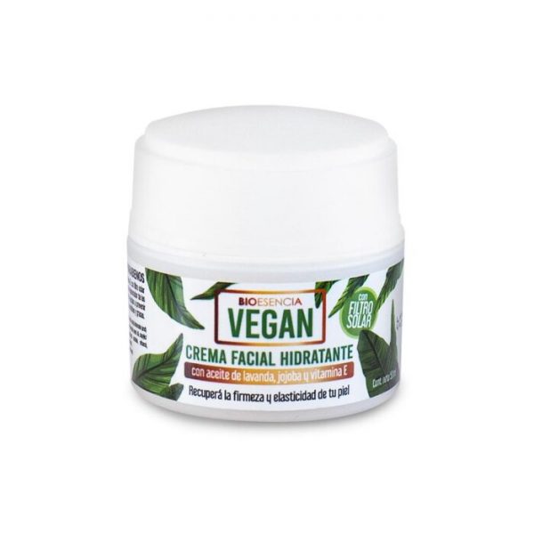 Crema facial hidratante vegan